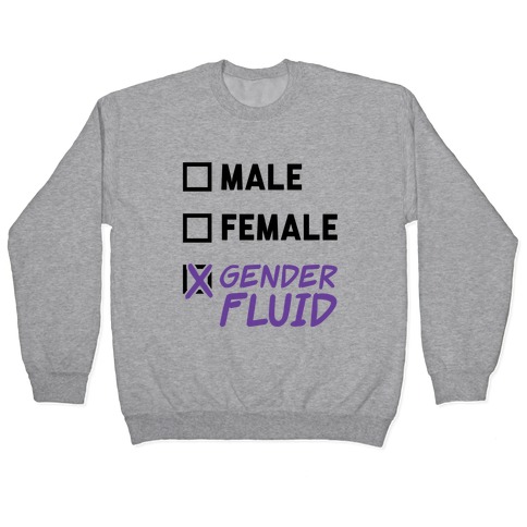 Gender Fluid Checklist Pullover