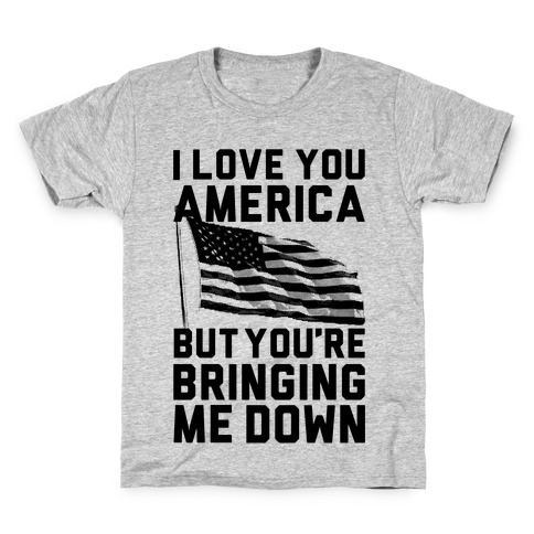 I Love You America Kids T-Shirt