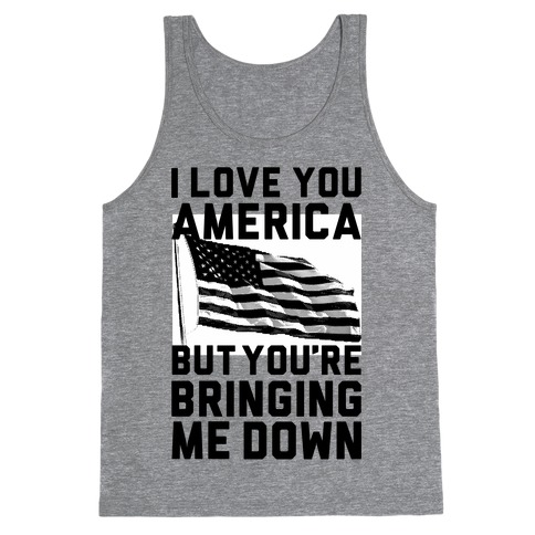I Love You America Tank Top