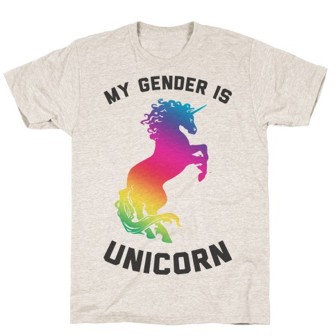 My Gender Is Unicorn T-Shirt | LookHUMAN