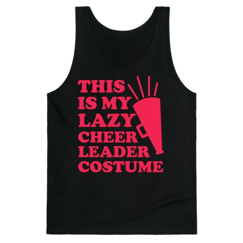 This is My Lazy Cheerleader Costume Tank Top