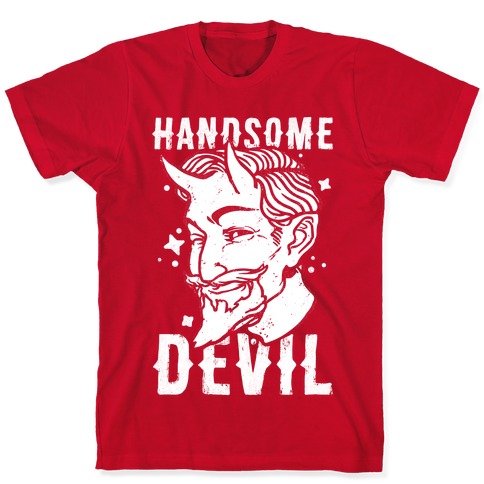 pink and red devil shirt