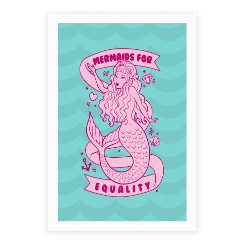 Mermaids For Equality Poster