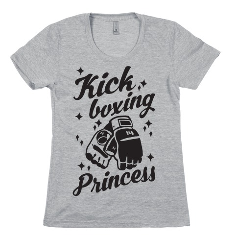 Kickboxing Princess Womens T-Shirt
