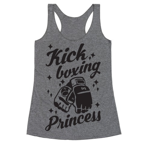 Kickboxing Princess Racerback Tank Top