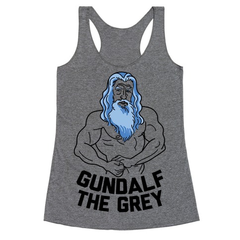 Gundalf The Grey Racerback Tank Top