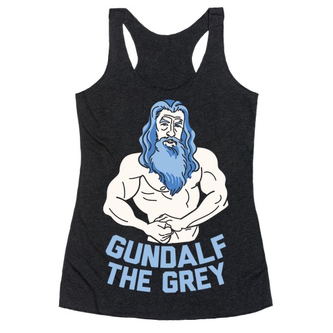 Gundalf The Grey Racerback Tank Top