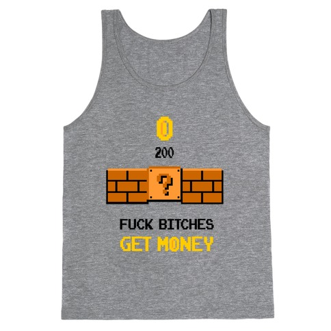 F*** Bitches, Get Money 8-bit Tank Top