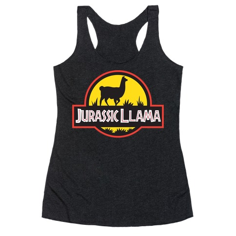 Jurassic Llama Racerback Tank Top