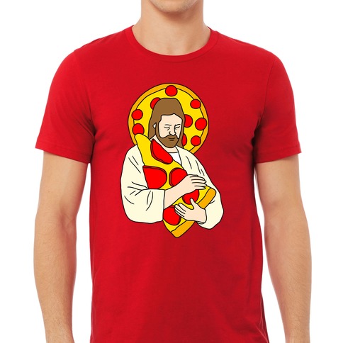 I Love Jesus And Pizza Shirt - Reallgraphics