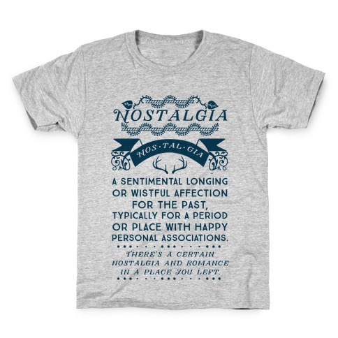 Nostalgia Definition Kids T-Shirt