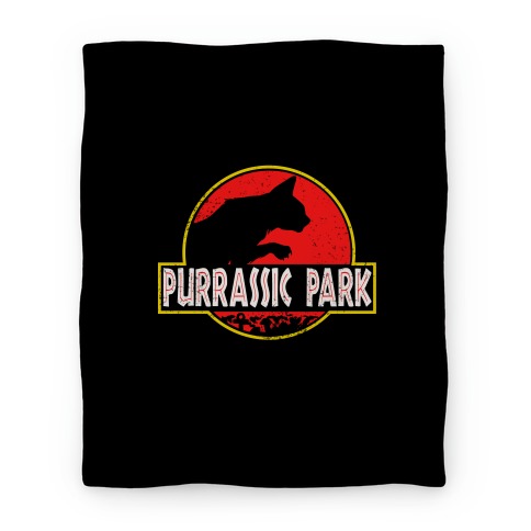Purrassic Park Blanket