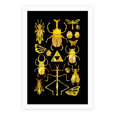 Golden Bug Collector Poster Poster
