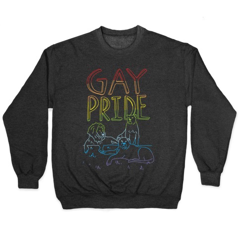 Gay Pride Of Lions Pullover