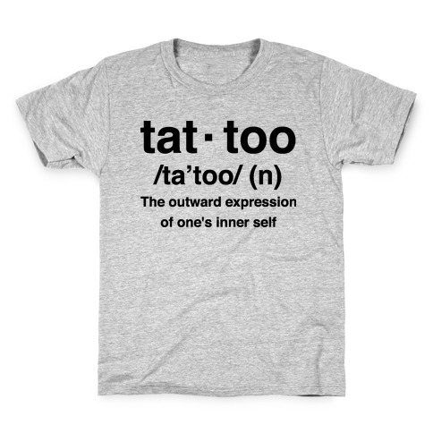 Tattoo Definition Kids T-Shirt