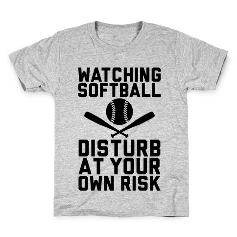 Watching Softball Kids T-Shirt