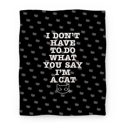 I'm A Cat Blanket