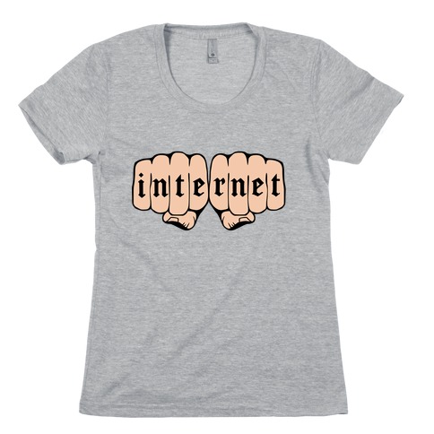 Internet Knuckles Womens T-Shirt