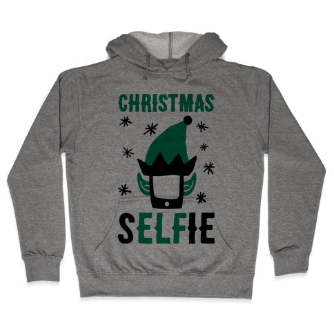 Christmas Selfie Hooded Sweatshirt