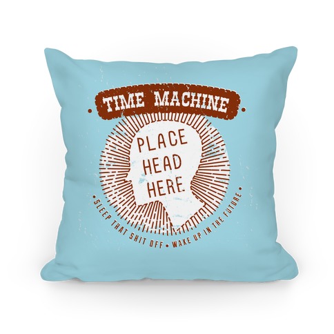 Time Machine Pillow
