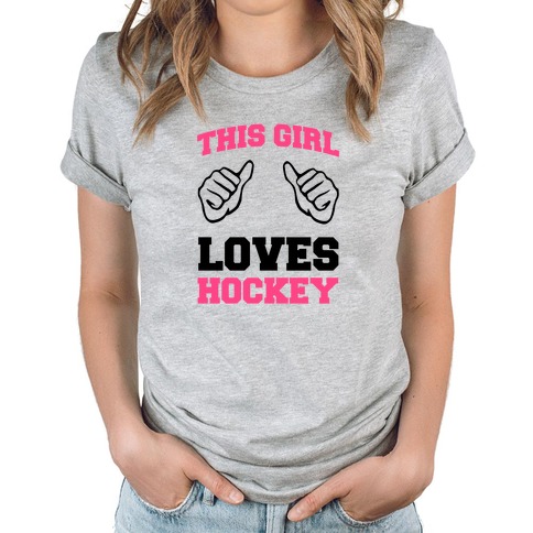 This Girl Loves Hockey T-Shirts