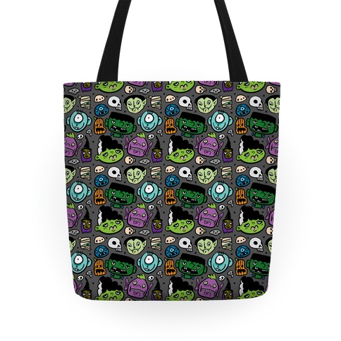 Halloween Faces Tote