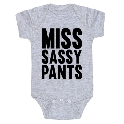 Miss Sassy Pants Baby One-Piece