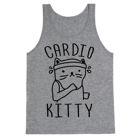 Cardio Kitty Tank Top
