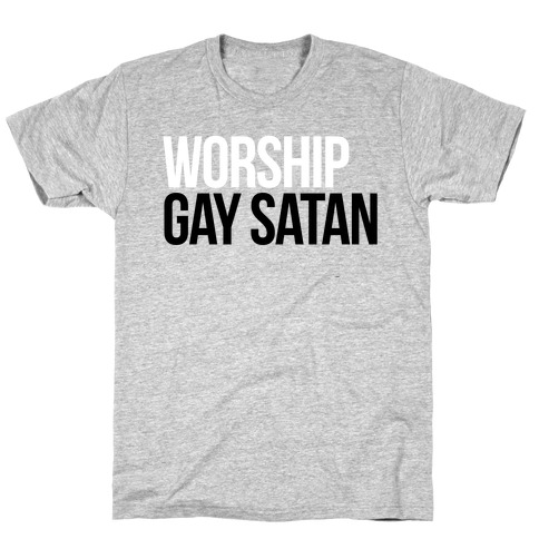 let's worship satan shirt