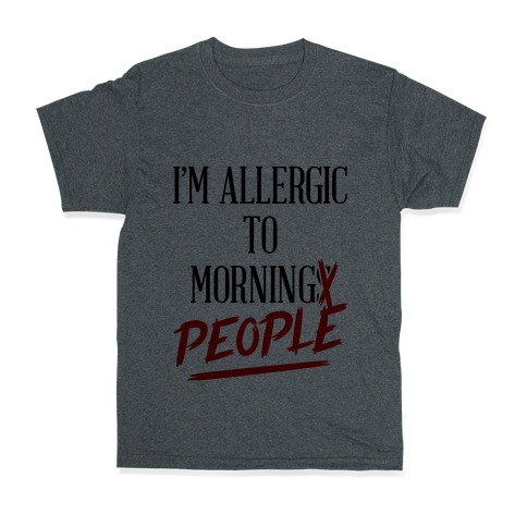 allergic to humans shirt