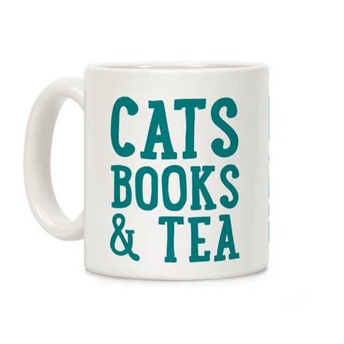 Cats, Books & Tea Coffee Mug
