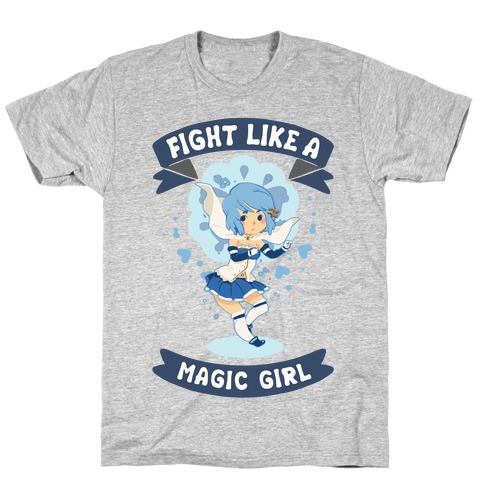 Fight Like A Magic Girl Parody Sayaka T-Shirt