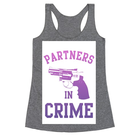 Partners in Crime (Purple) Racerback Tank Top