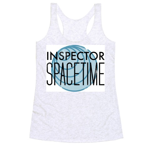 Inspector Spacetime Racerback Tank Top