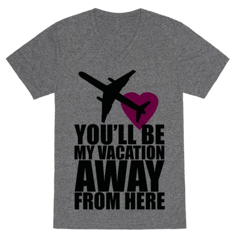 Vacation Romance V-Neck Tee Shirt