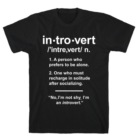 Introvert Definition T-Shirt
