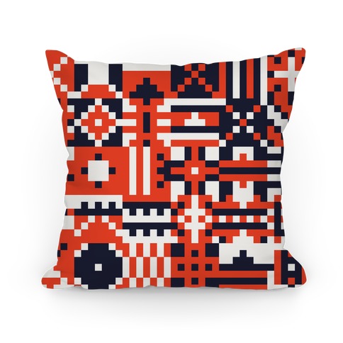 Square Pattern Pillow