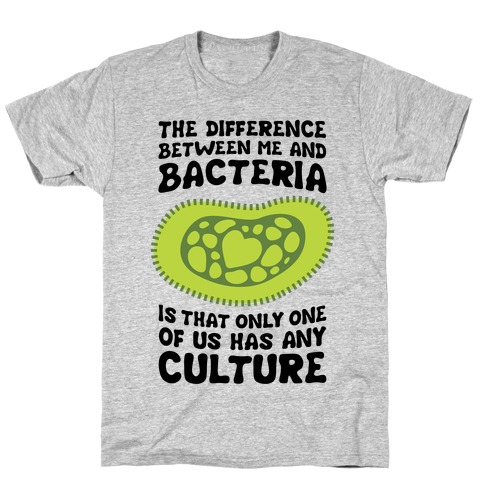 The Difference Between Me And Bacteria T-Shirt
