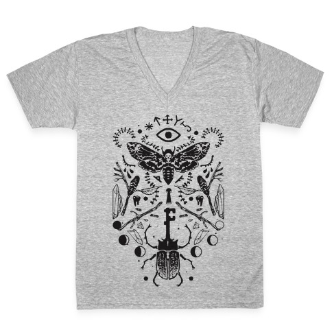 Occult Musings V-Neck Tee Shirt