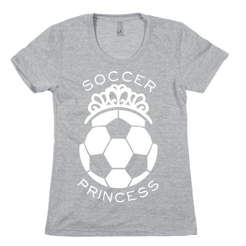 Soccer Princess Womens T-Shirt