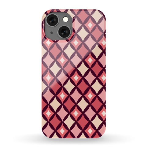 Diamond Pattern Case (Red) Phone Case
