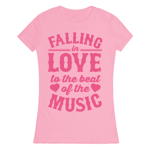 Falling In Love to the Beat of the Music - TShirt - HUMAN