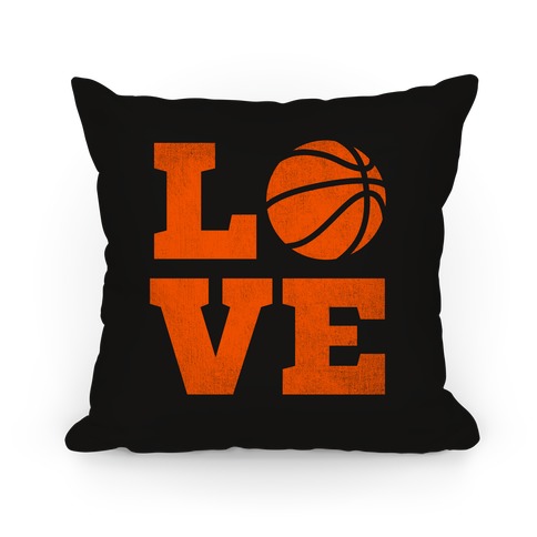 Love Basketball Pillow Pillow