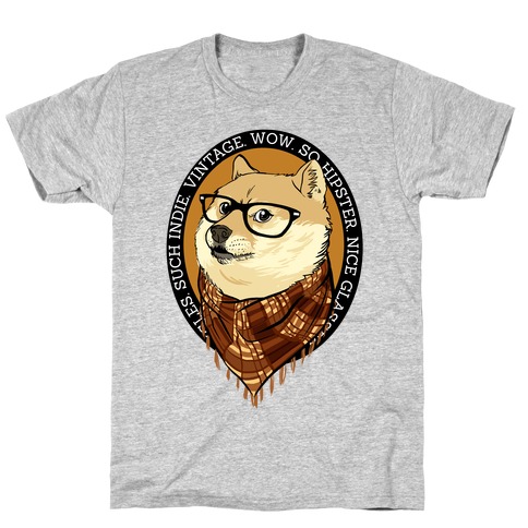Hipster Doge T-Shirt