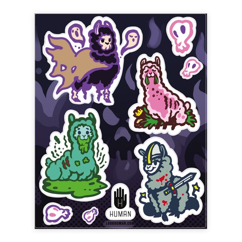 Alpacalypse Stickers and Decal Sheet