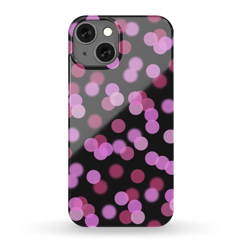 Pink Glitter Bokeh Pattern Phone Case