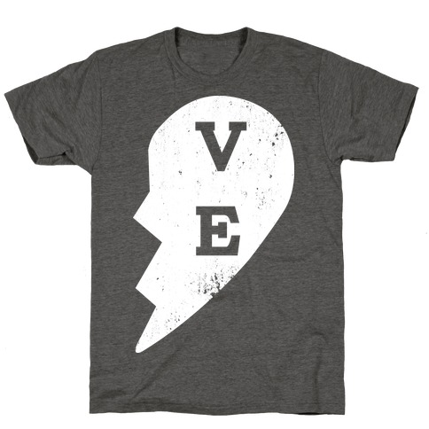 Love "ve" Couples Shirt T-Shirt