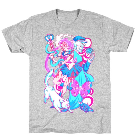 Rainbow Horror Senshi Parody T-Shirt