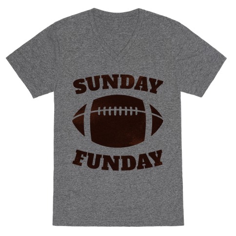 Sunday Funday V-Neck Tee Shirt
