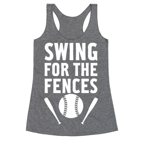 Swing For The Fences Racerback Tank Top